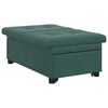 vidaXL Canap&eacute;-Lit Vert fonc&eacute; 194 x 67 x 82 cm Velours