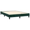 vidaXL Sommier &agrave; lattes de lit avec matelas LED Vert fonc&eacute; 140x200 cm