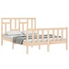vidaXL Cadre de lit sans matelas 140x200 cm bois massif de pin