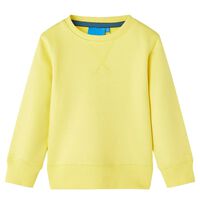 Sweat-shirt pour enfants jaune clair 92