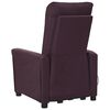 vidaXL Fauteuil de massage Violet Tissu
