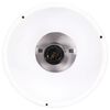 vidaXL Lampe suspendue industrielle 25 W Blanc Rond 19 cm E27
