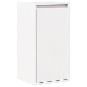 vidaXL Armoire murale Blanc 30x30x60 cm Bois de pin massif