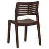 vidaXL Chaises de jardin lot de 2 Moka Polypropylène