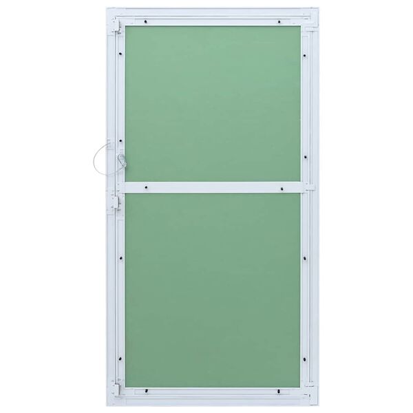vidaXL Panneau d'Acc&egrave;s Vert et Argent 55 x 105 cm Aluminium et Pl&acirc;tre