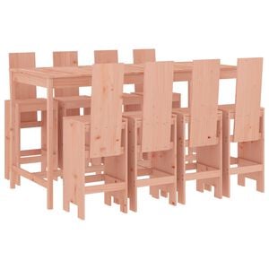 vidaXL Ensemble de bar de jardin 9 pcs bois massif douglas