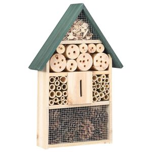 vidaXL H&ocirc;tel &agrave; insectes 31x10x48 cm Bois de sapin