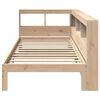 vidaXL Lit bibliothèque sans matelas 100x200 cm bois massif de pin