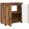 vidaXL Armoire de lavabo de salle de bain Bois Ancien 60 x 30 x 60 cm