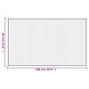 vidaXL Tapis rectangulaire gris 60x100 cm bambou