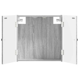 vidaXL Cabinet pour cible BREDA Sonoma gris 52,5 x 10,5 x 53,5 cm