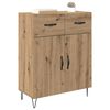 vidaXL Buffet Ch&ecirc;ne artisanal 69,5 x 34 x 90 cm Bois d'ing&eacute;nierie