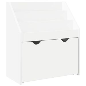 vidaXL Biblioth&egrave;que pour enfants avec tiroir Blanc 60 x 29,5 x 69 cm