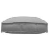 vidaXL Coussin 2 pcs Gris 40 x 40 x 8 cm Tissu Oxford