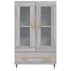 vidaXL Buffet haut sonoma gris 69,5x31x115 cm bois d'ing&eacute;nierie