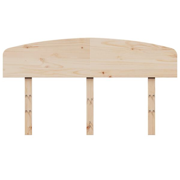 vidaXL T&ecirc;te de lit 150 cm bois massif de pin