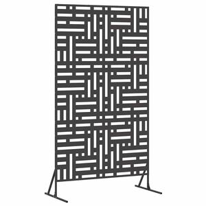 vidaXL &Eacute;cran de confidentialit&eacute; 100 x 50 x 180 cm Acier Noir