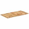 vidaXL Dessus de table bois de manguier solide 25-27 mm 120x60 cm