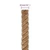 vidaXL Corde de jute 25 m de long 20 mm d'&eacute;paisseur