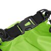 vidaXL Sac sec avec fermeture éclair Vert 15 L PVC