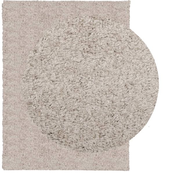vidaXL Tapis shaggy PAMPLONA poils longs moderne beige 300x400 cm