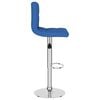 vidaXL Tabouret de bar Bleu Tissu