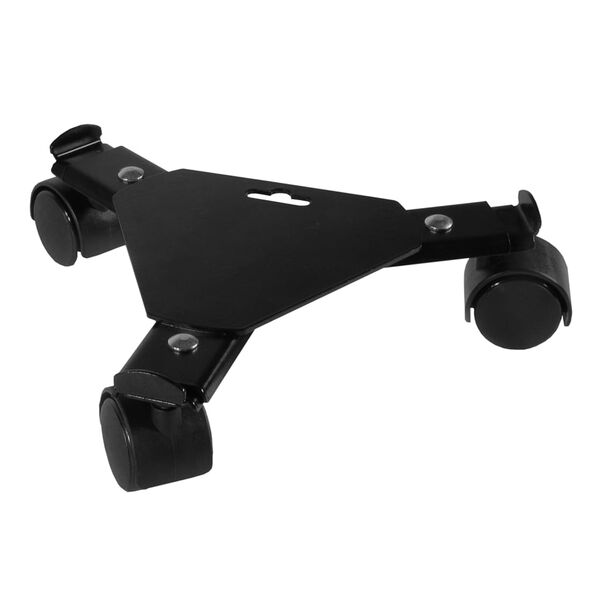 Nature Chariot &agrave; plantes r&eacute;glable &agrave; 3 bras noir m&eacute;tal