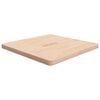vidaXL Dessus de table carr&eacute; 70x70x4 cm Bois ch&ecirc;ne massif non trait&eacute;