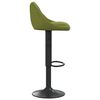 vidaXL Tabouret de bar Vert clair Velours