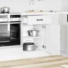 vidaXL Armoire de cuisine Kalmar blanc brillant bois ing&eacute;nierie