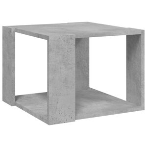 vidaXL Table basse Gris b&eacute;ton 40x40x30 cm Bois d'ing&eacute;nierie