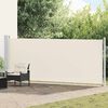 vidaXL Auvent lat&eacute;ral r&eacute;tractable de patio 600x160 cm cr&egrave;me