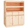 vidaXL Buffet haut 89x40x116,5 cm Bois massif de pin