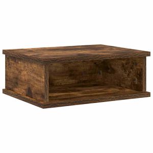 vidaXL Table de chevet Ch&ecirc;ne fum&eacute; 40 x 31 x 15 cm Bois d'ing&eacute;nierie