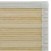 vidaXL Tapis en bambou naturel &agrave; latte rectangulaire 120 x 180 cm