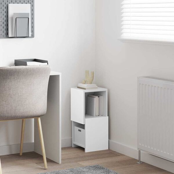 vidaXL Meuble d'angle 25,5x25x55cm Bois d'ing&eacute;nierie