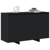 vidaXL Buffet Noir 120 x 41 x 75 cm Bois d'ing&eacute;nierie
