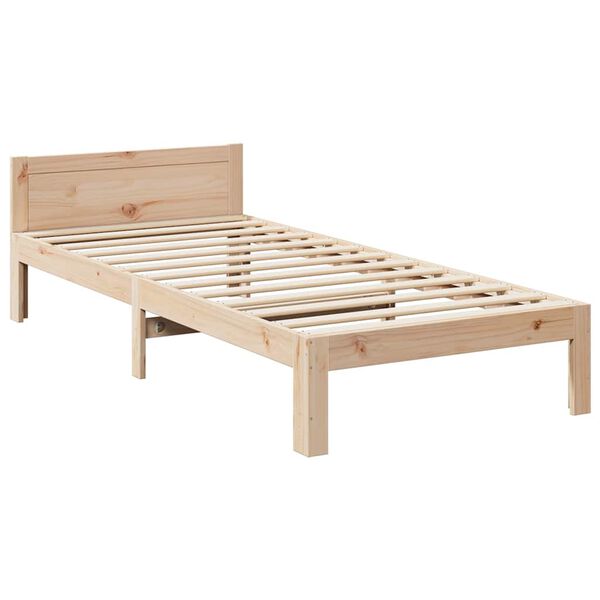 VidaXL Cadre de lit familial sans matelas 270x200cm bois massif de pin