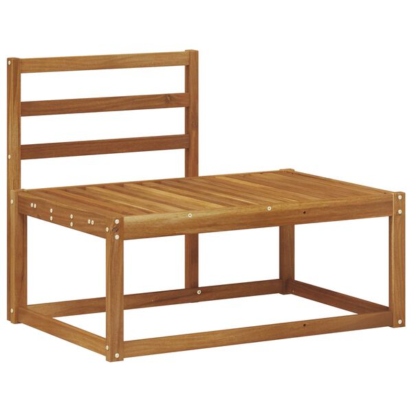 vidaXL Canap&eacute; d'ext&eacute;rieur en bout Naturel 91 x 63 x 73 cm