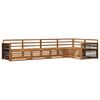 vidaXL Ensemble de canap&eacute;s d'ext&eacute;rieur 5 pcs Naturel