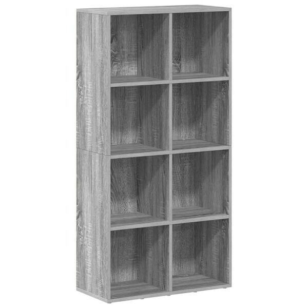 vidaXL Biblioth&egrave;que/Buffet Sonoma gris 66x30x130 cm Bois d'ing&eacute;nierie