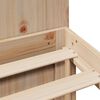 vidaXL Lit bibliothèque sans matelas 180x200 cm bois massif de pin