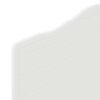 vidaXL T&ecirc;te de lit avec t&ecirc;te de lit Blanc 75 cm Bois d'ing&eacute;nierie