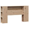 vidaXL Lit biblioth&egrave;que sans matelas 120x190 cm bois de pin massif