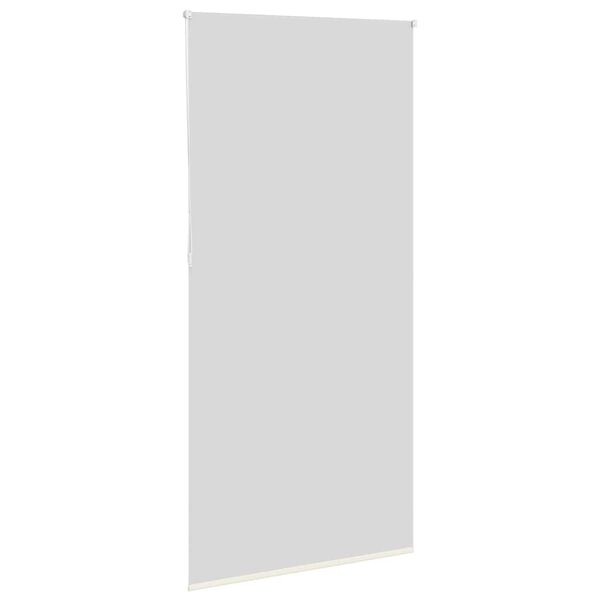 vidaXL Store enrouleur occultant blanc cass&eacute; 100x210 cm largeur tissu
