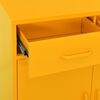 vidaXL Armoire de rangement Jaune moutarde 80x35x101,5 cm Acier