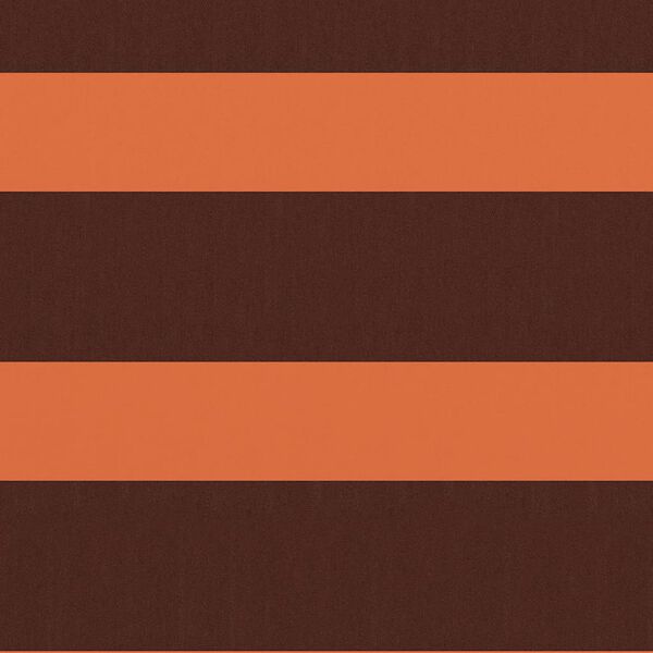 vidaXL Écran de balcon Orange et marron 75x500 cm Tissu Oxford