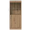 vidaXL Buffet LED Ch&ecirc;ne artisanal 41 x 37 x 100 cm Bois d'ing&eacute;nierie