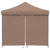 vidaXL Tente de f&ecirc;te Marron 292 x 292 x 315 cm Tissu Oxford