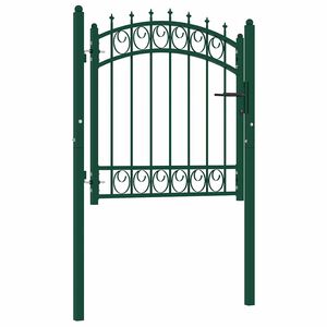 vidaXL Portes de cl&ocirc;ture EMMEN 104 x 97 cm Verrouillable